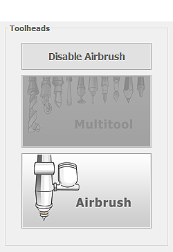 Airbrush button